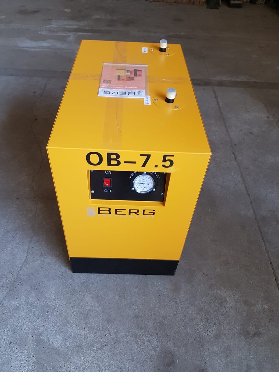 Продажа и доставка рефрижераторного осушителя сжатого воздуха BERG OB-7.5 в Альметьевск - 28.04.2020