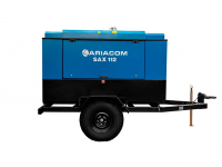 Дизельный винтовой компрессор Ariacom SAX 112 с доохладителем на шасси