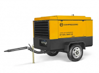 Дизельный компрессор ET-Compressors ET SDL 350T-12 на шасси с охладителем и предпусковым подогревателем