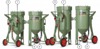 Пескоструйный аппарат Contracor BlastRazor Z-100RCS c дозатором SGV + ДУ
