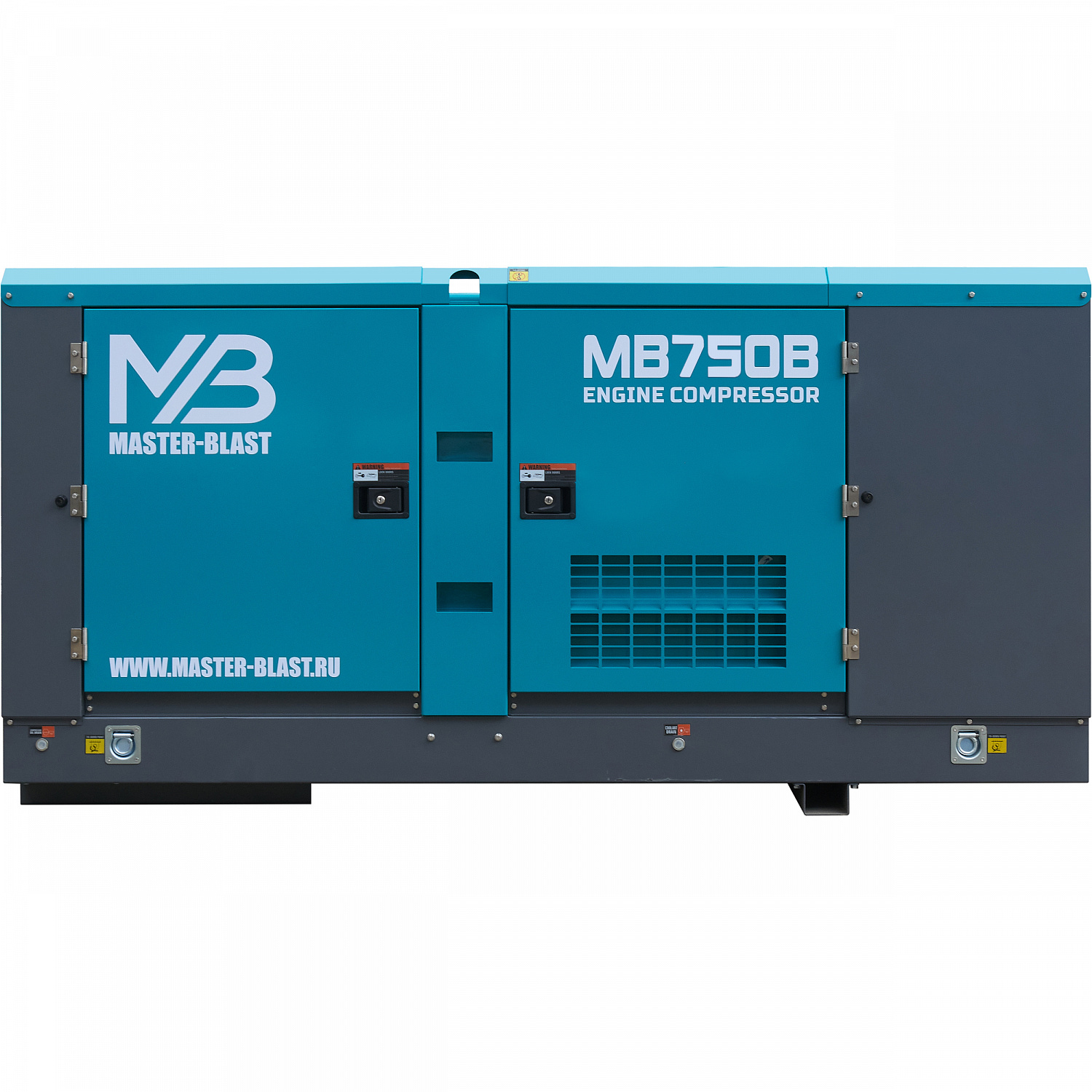 Винтовой дизельный компрессор Master Blast MB850B-10 на раме