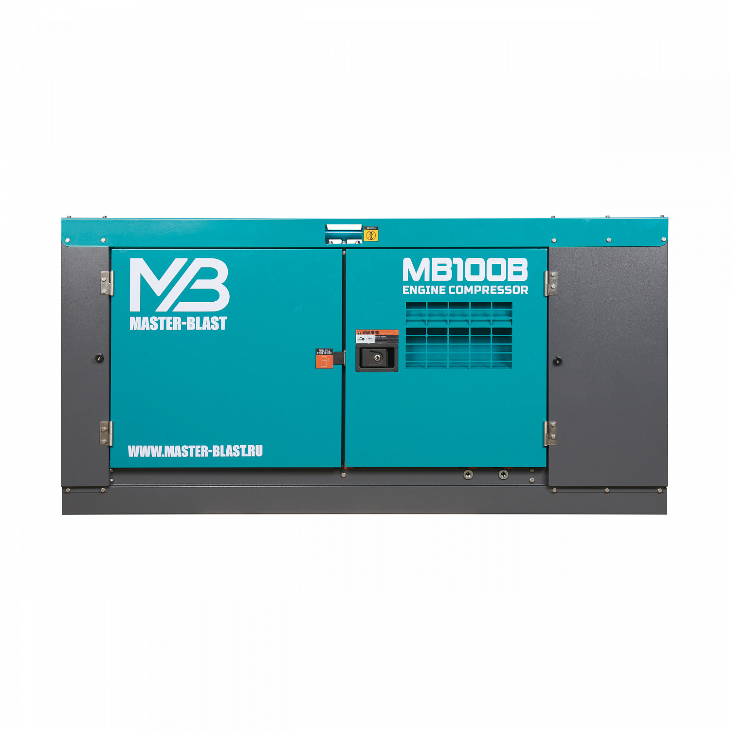 Винтовой дизельный компрессор Master Blast MB100B-10+AC на раме