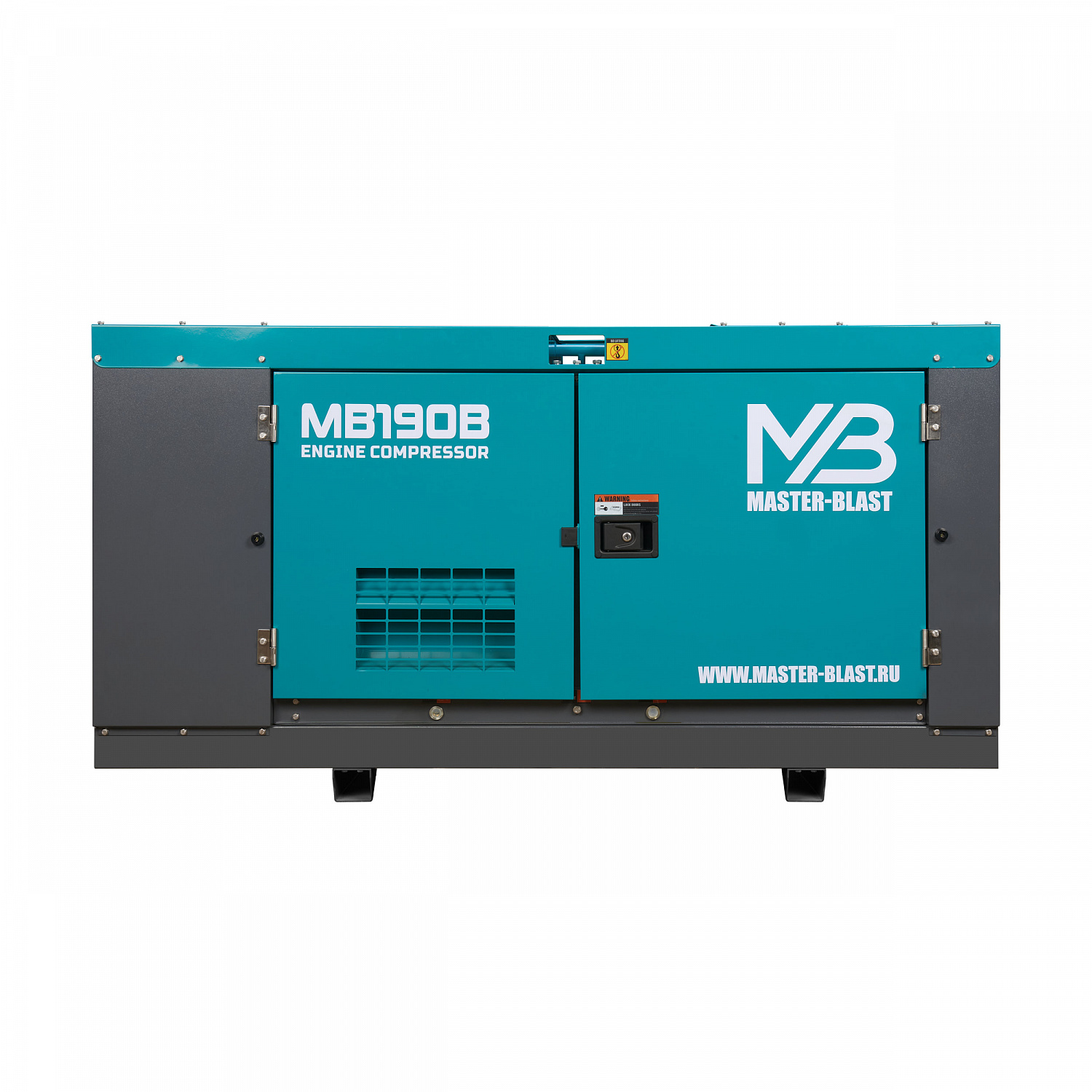 Винтовой дизельный компрессор Master Blast MB190B-7+AC на раме
