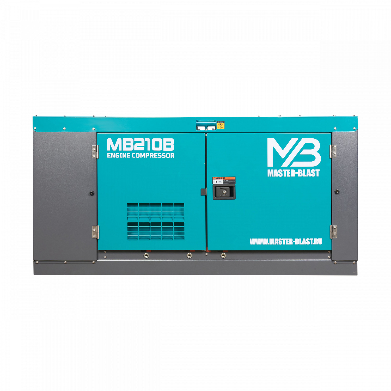 Винтовой дизельный компрессор Master Blast MB210B-10 на раме