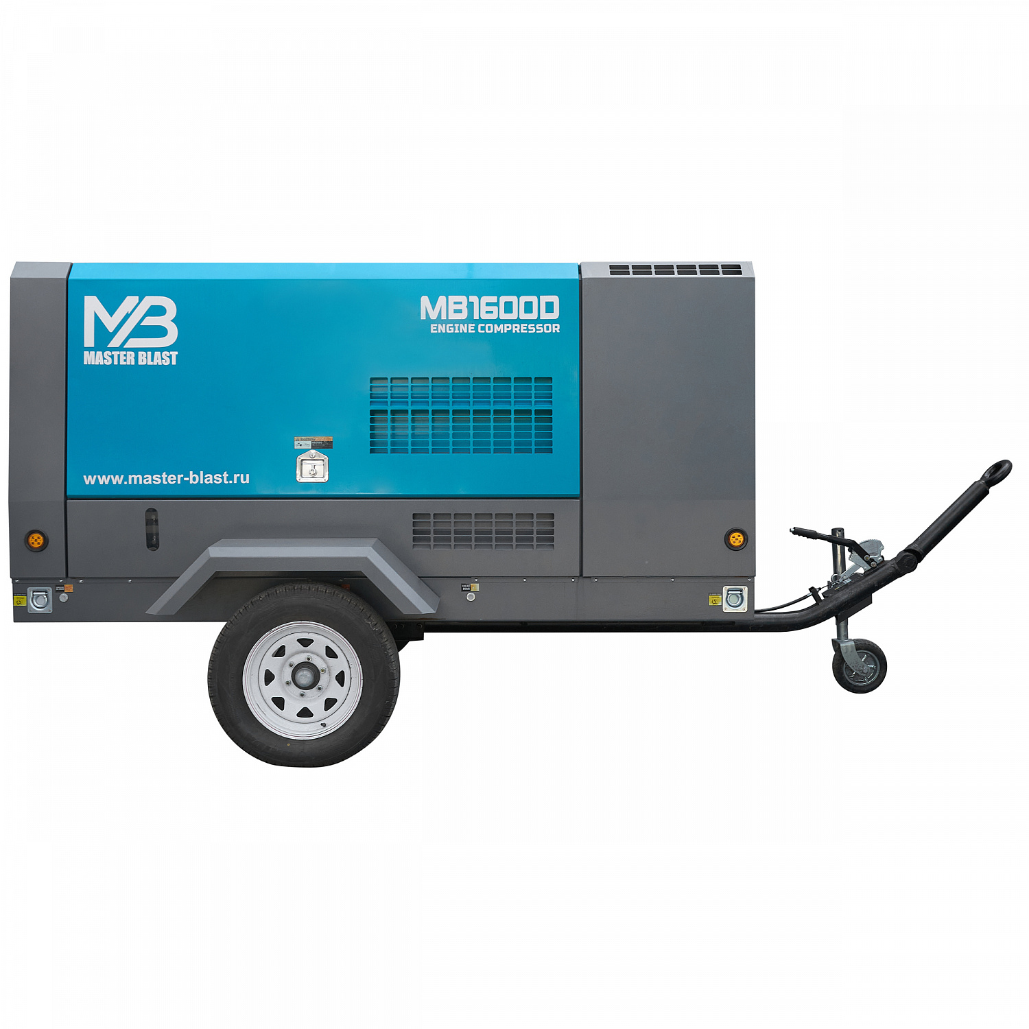 Винтовой дизельный компрессор Master Blast MB1600D-17 на шасси